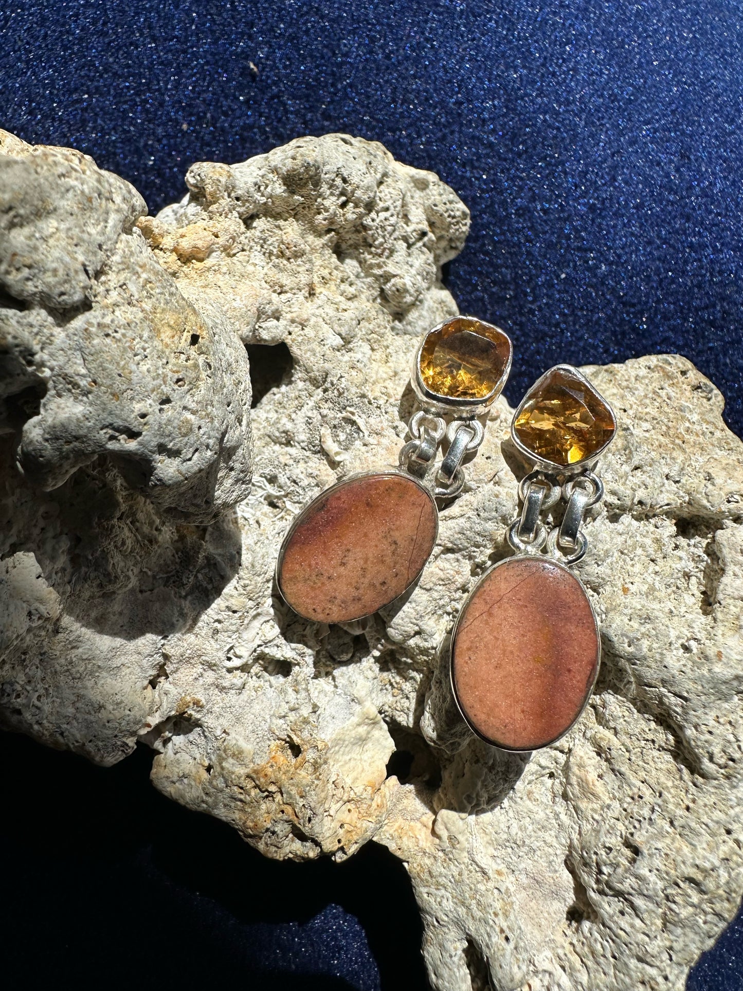 Sponge Coral with Citrine