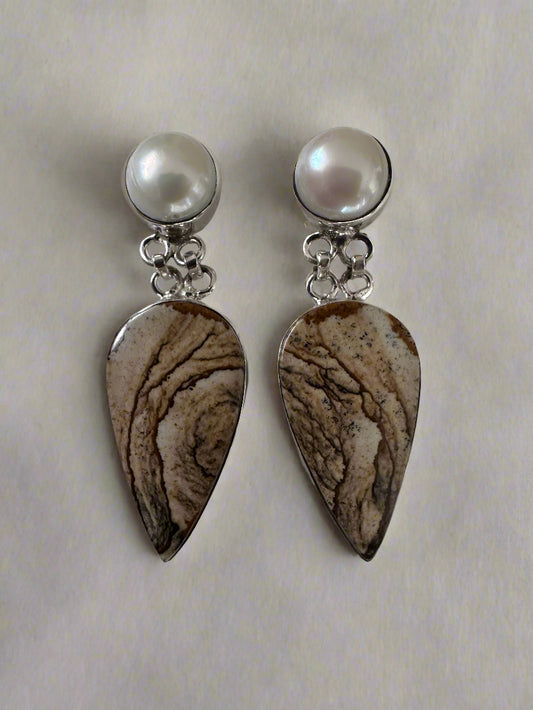Picture Jasper with Pearl