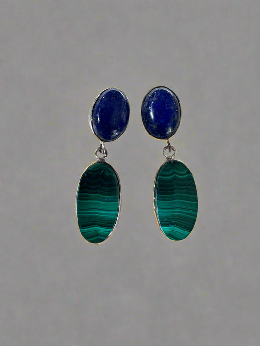 Malachite with Lapis Lazuli