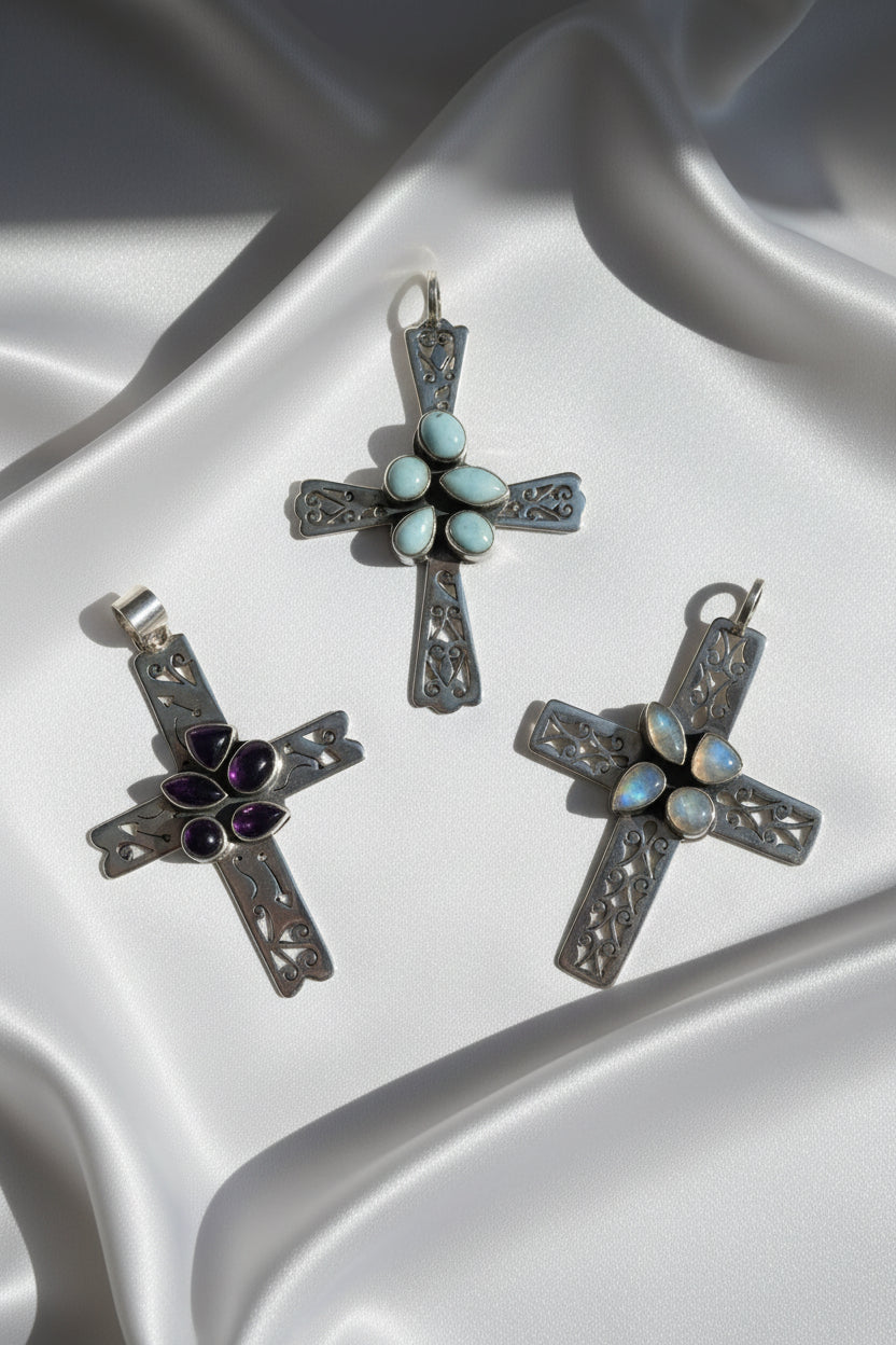 Eternal Bloom Cross