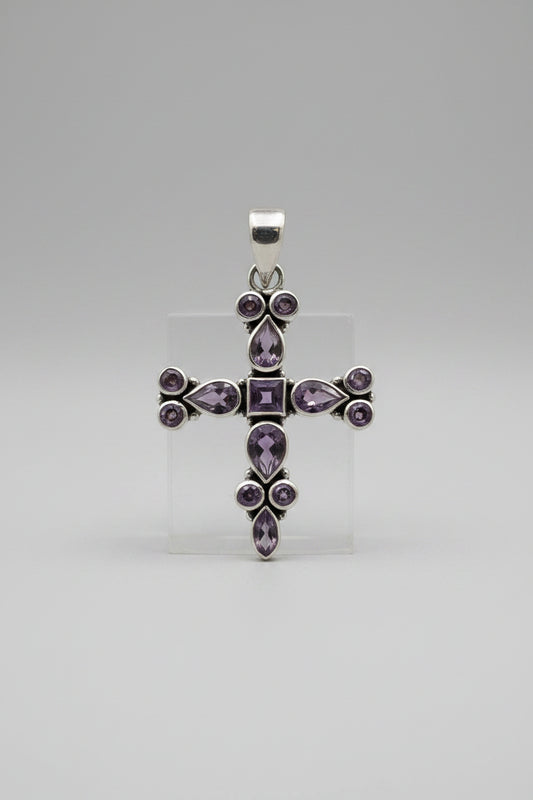 Amethyst Garden Cross