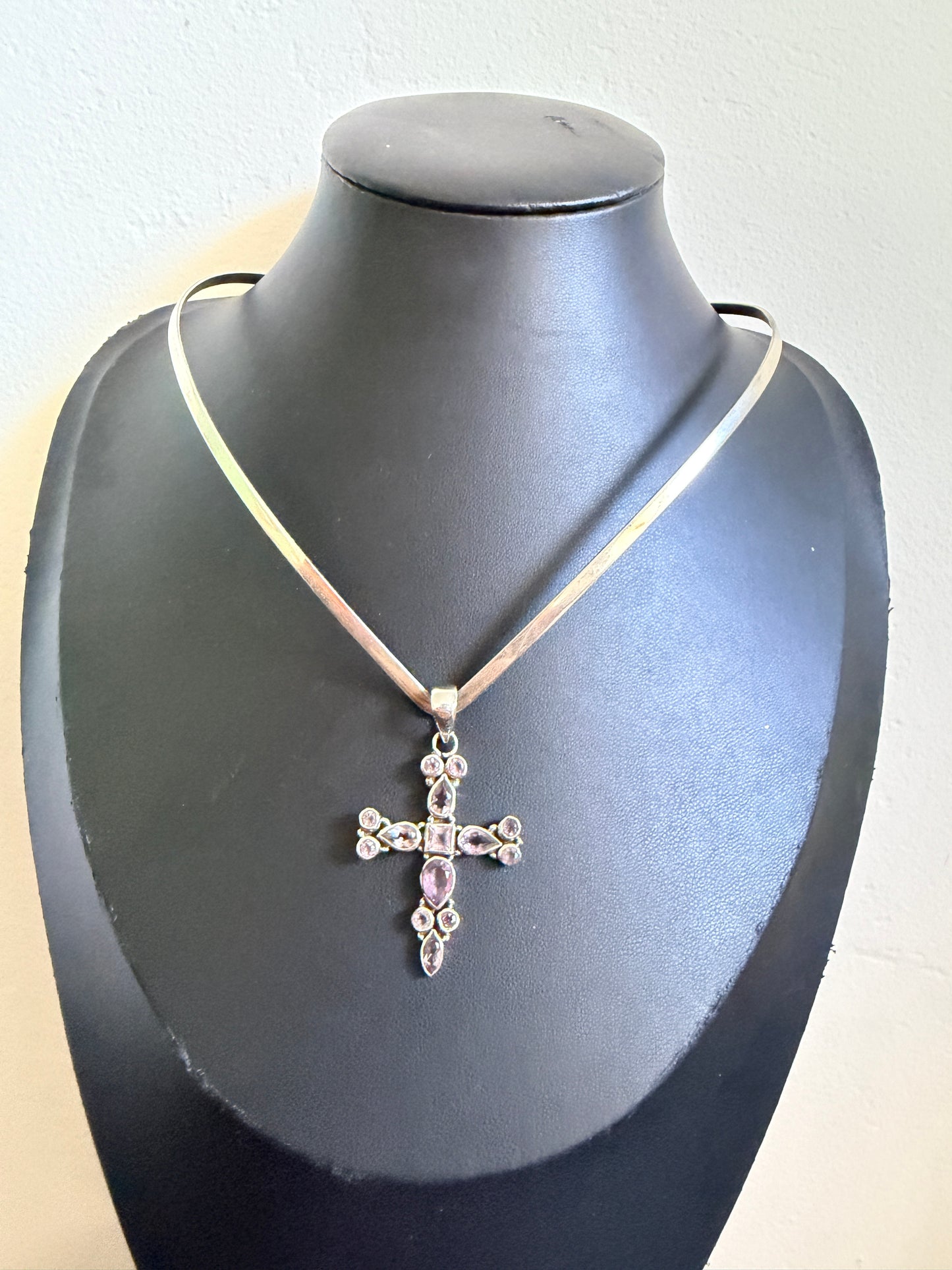 Amethyst Garden Cross
