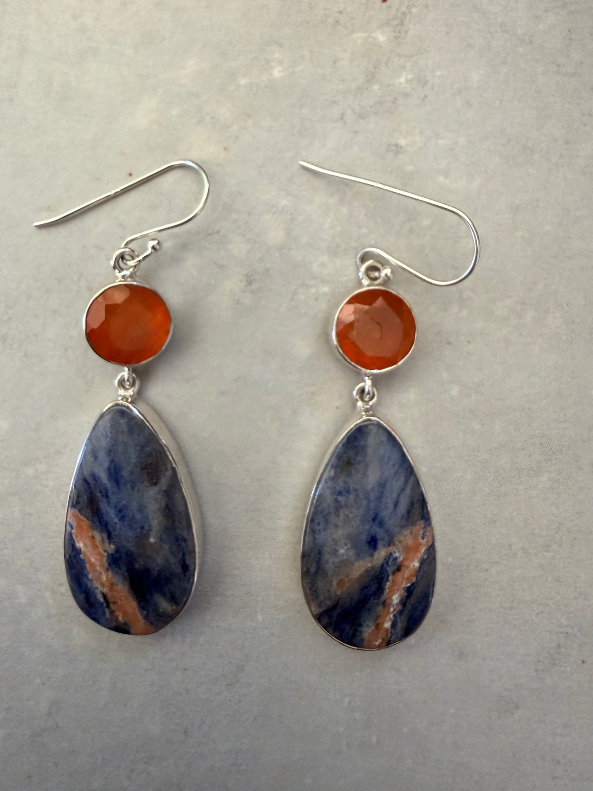 Sodalite with Carnelian