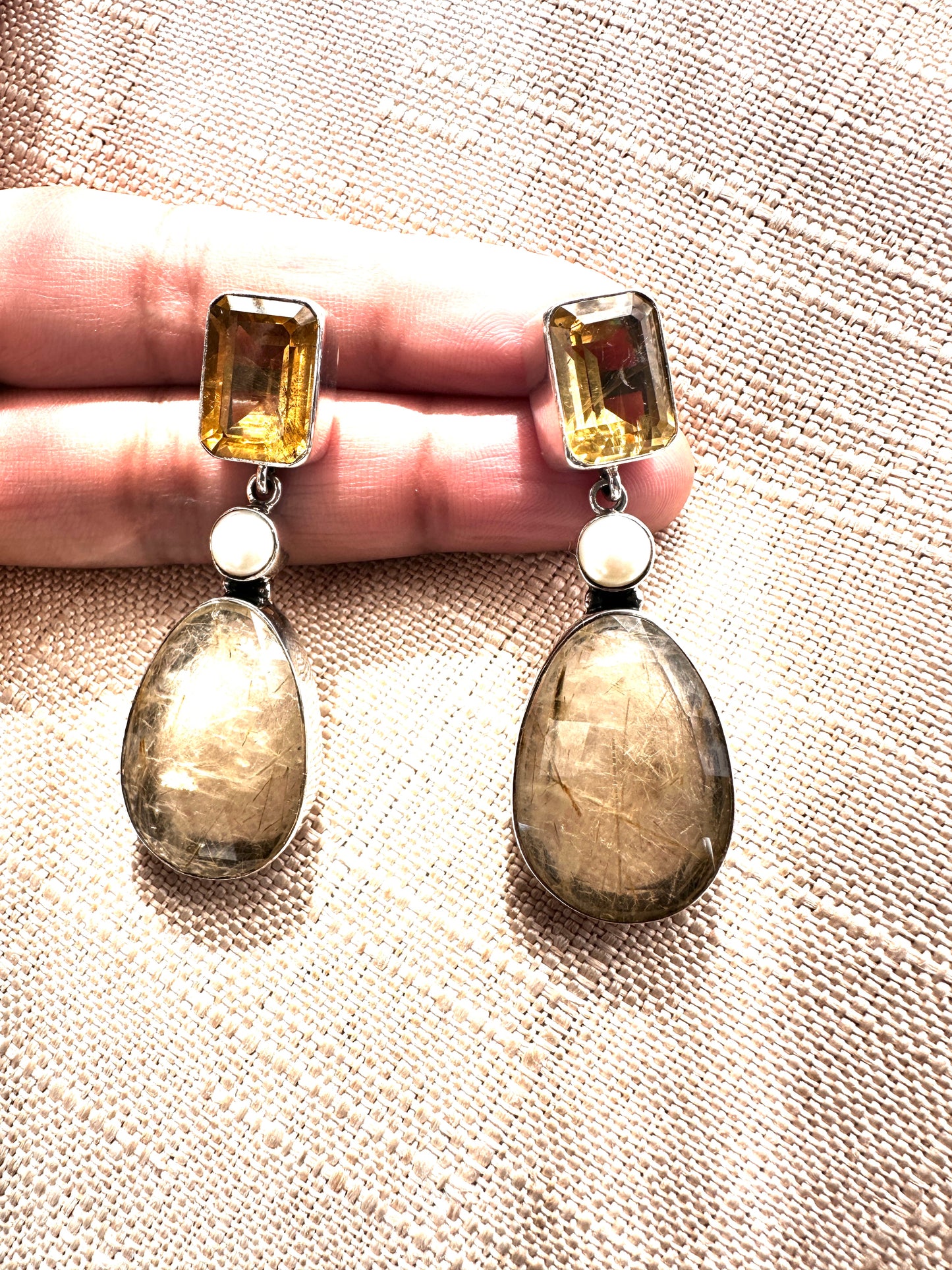 Citrine with Golden Rutile Quartz