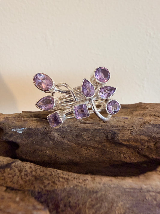Amethyst Garden Ring