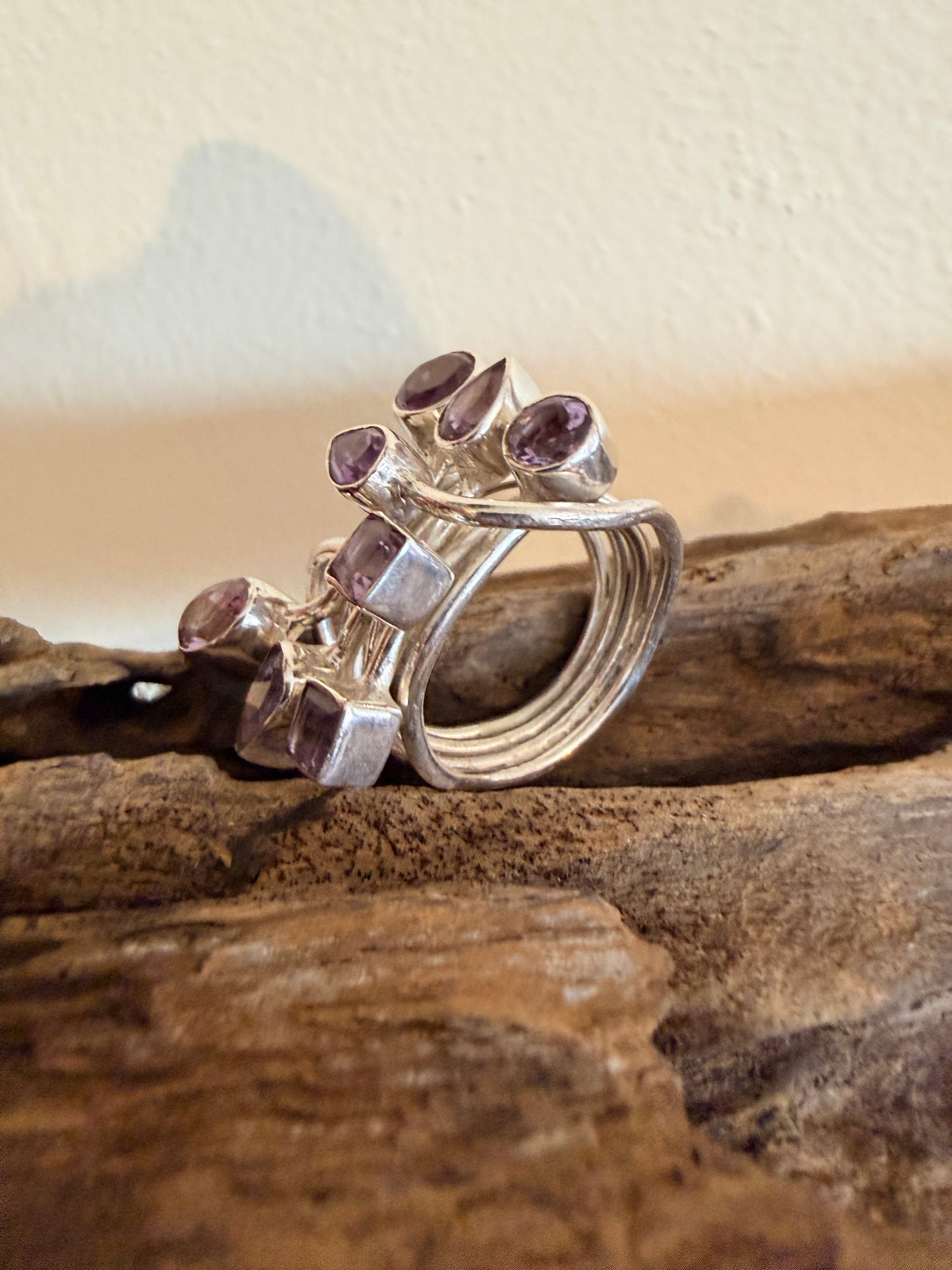Amethyst Garden Ring