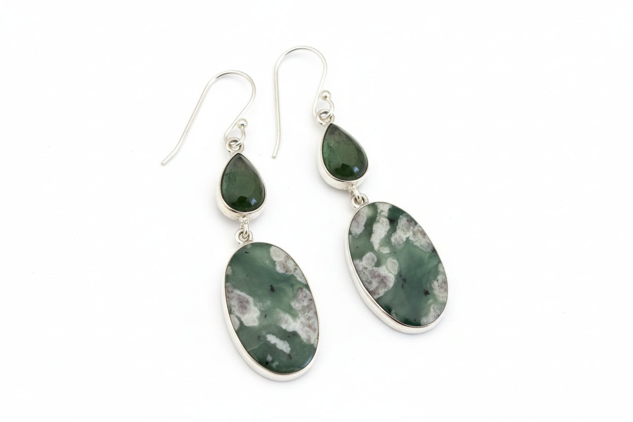 Peace Jade with Green Amethyst