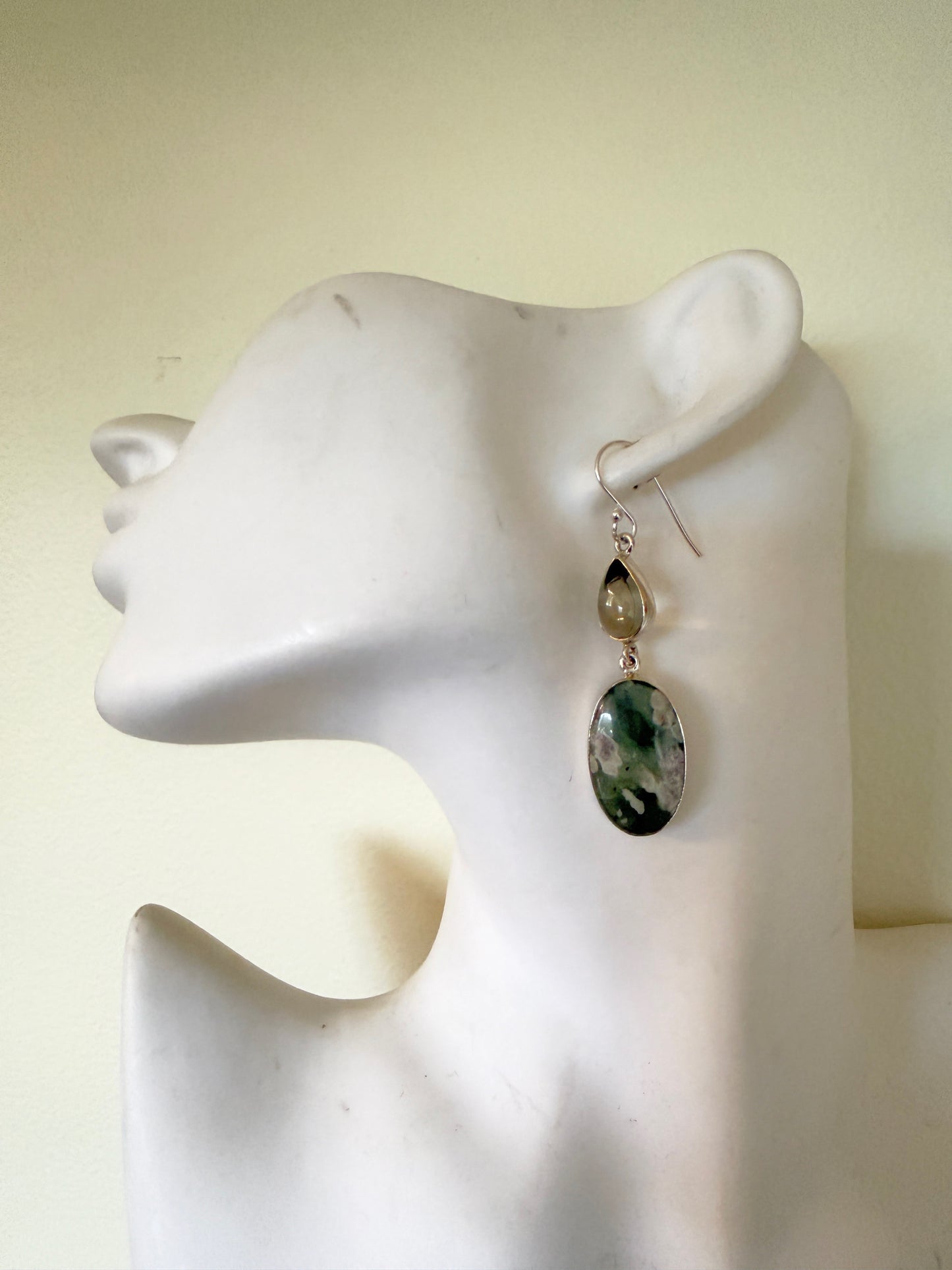 Peace Jade with Green Amethyst