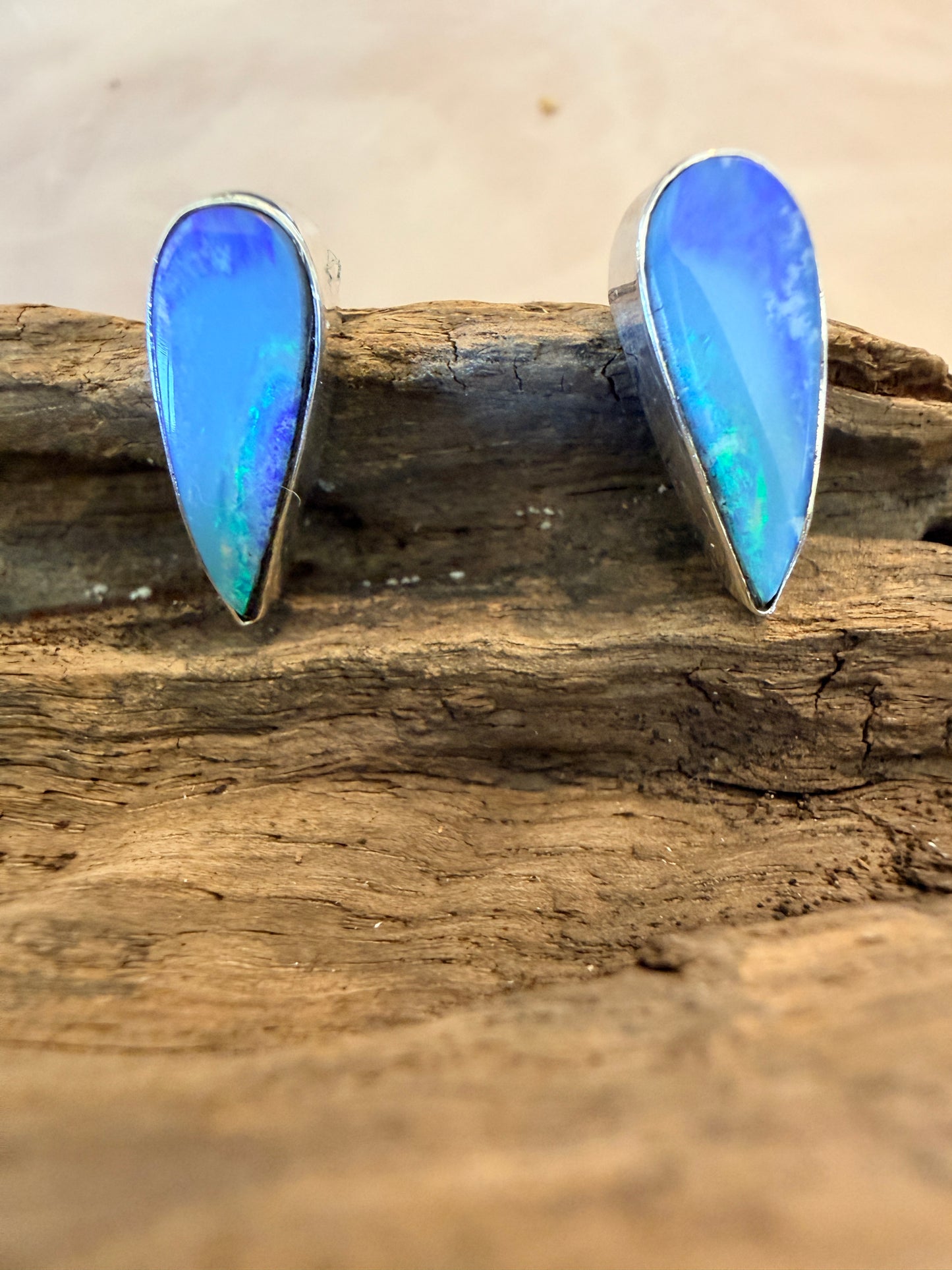 Boulder Opal Doublet Studs