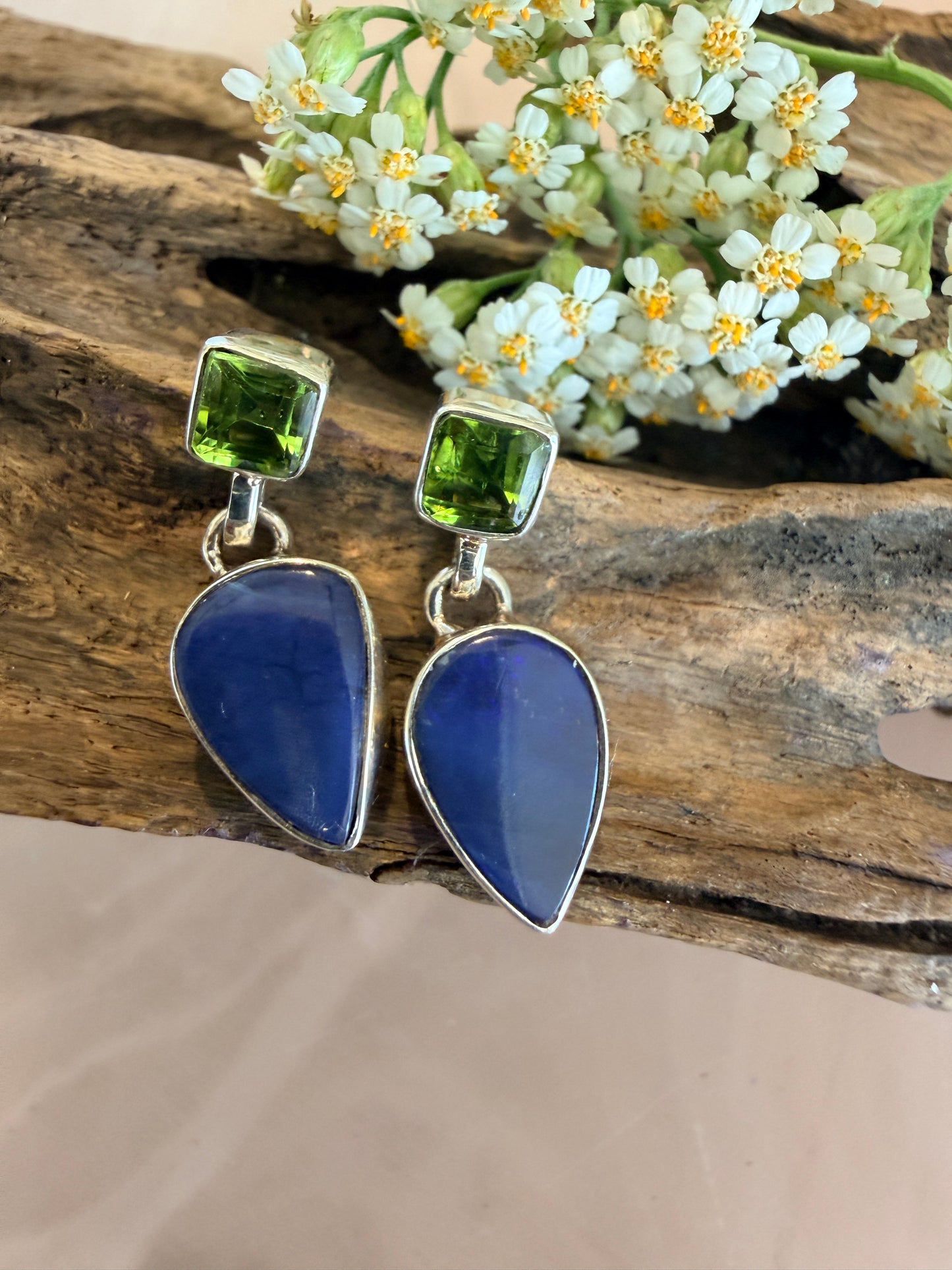 Peridot with Australian Opal