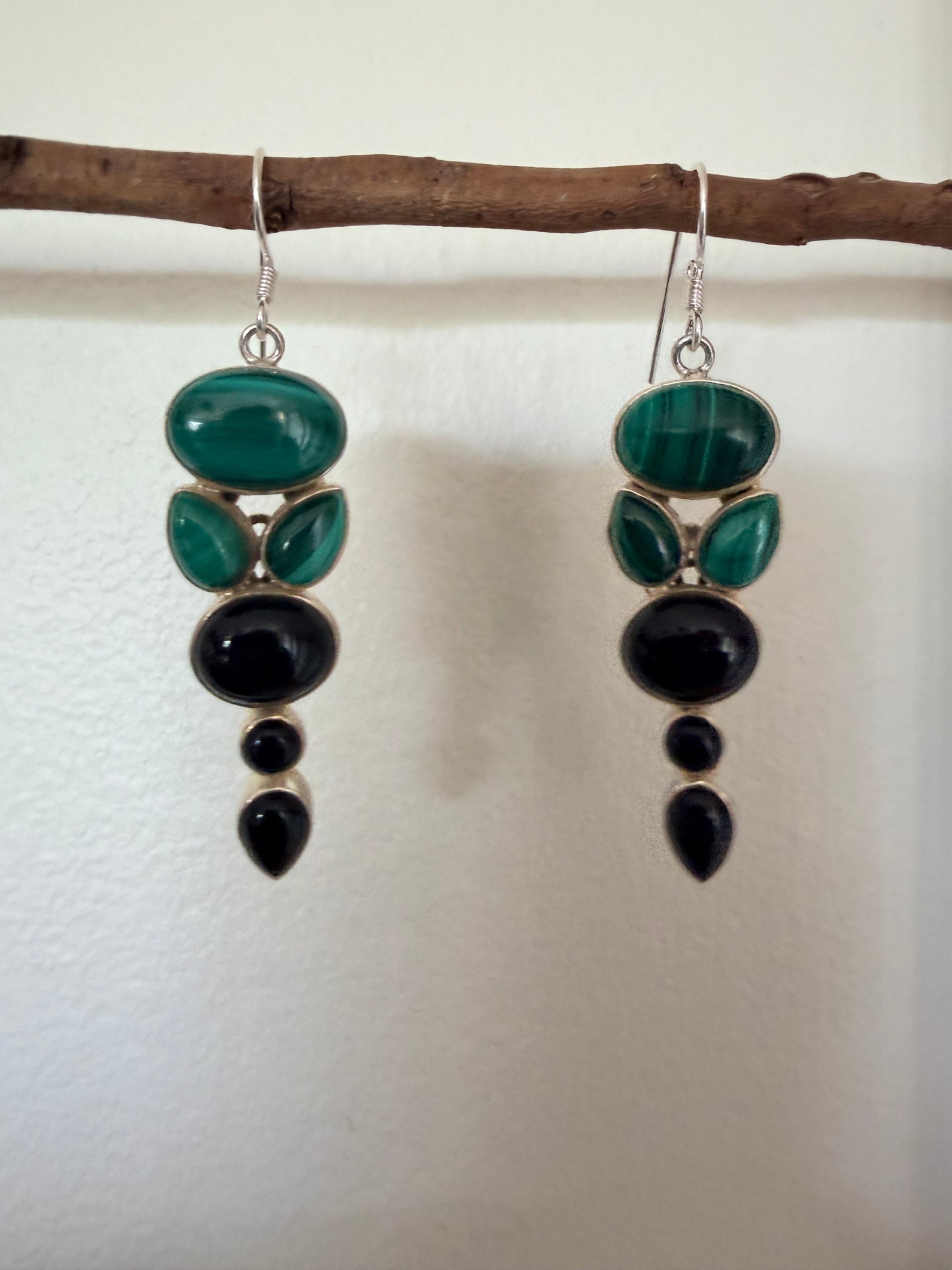 Malachite with Black Onyx