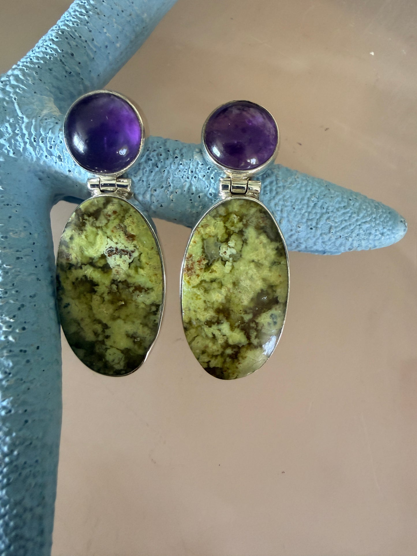 Forest Jasper with Amethyst
