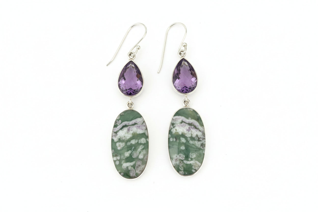 Amethyst with Peace Jade