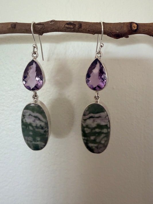 Amethyst with Peace Jade