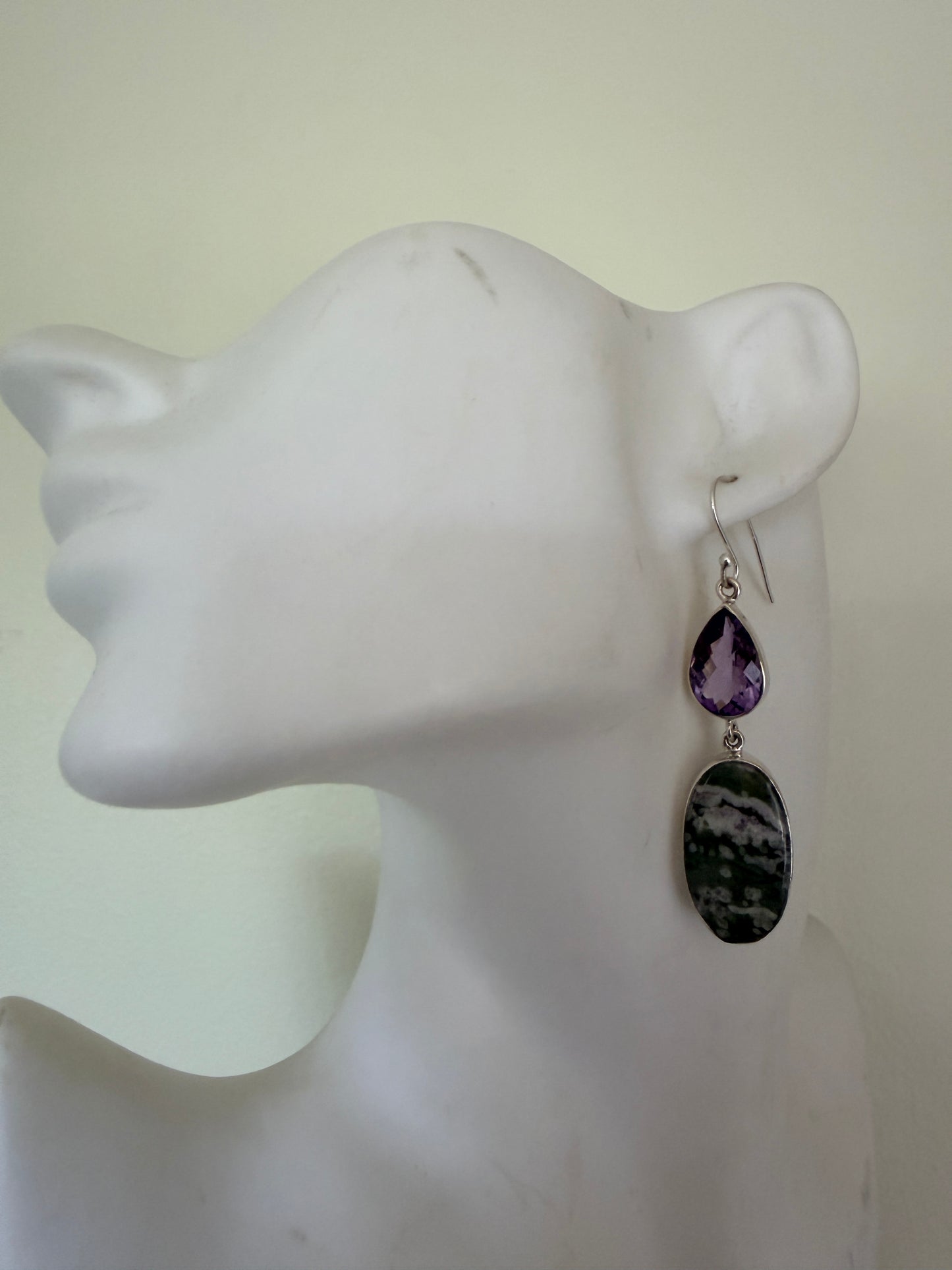Amethyst with Peace Jade