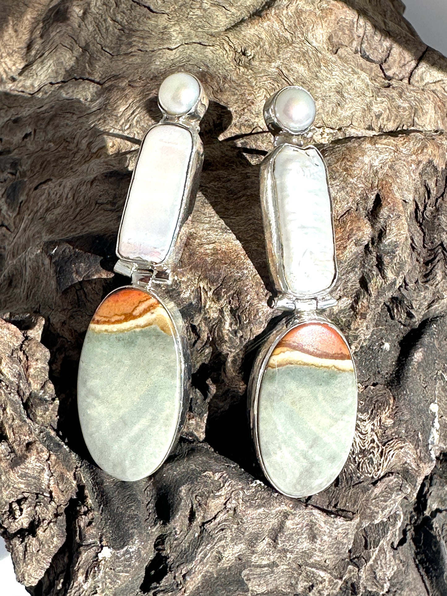 Calicrom Jasper with Pearl