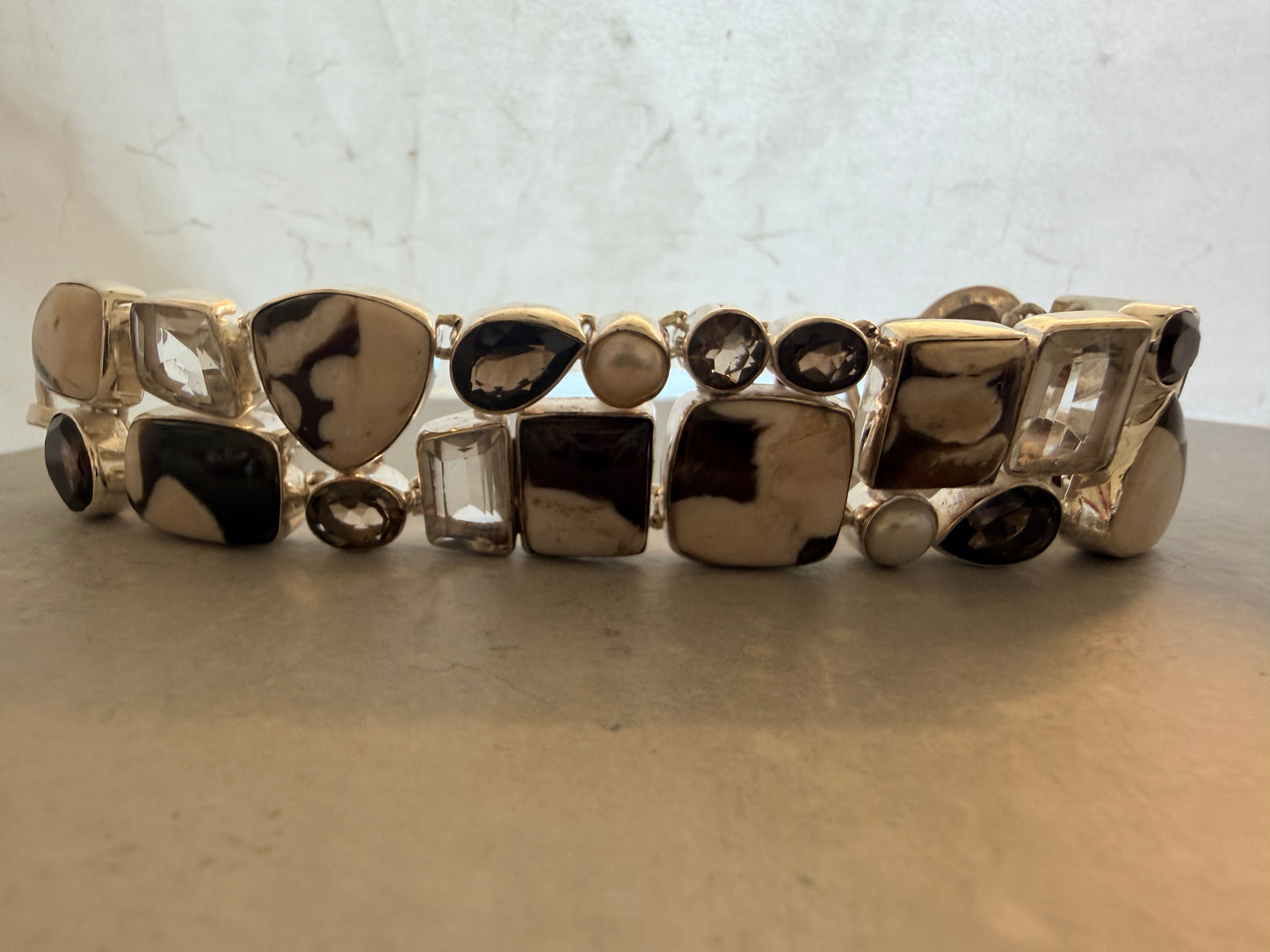 Peanut wood with Smoky Quartz