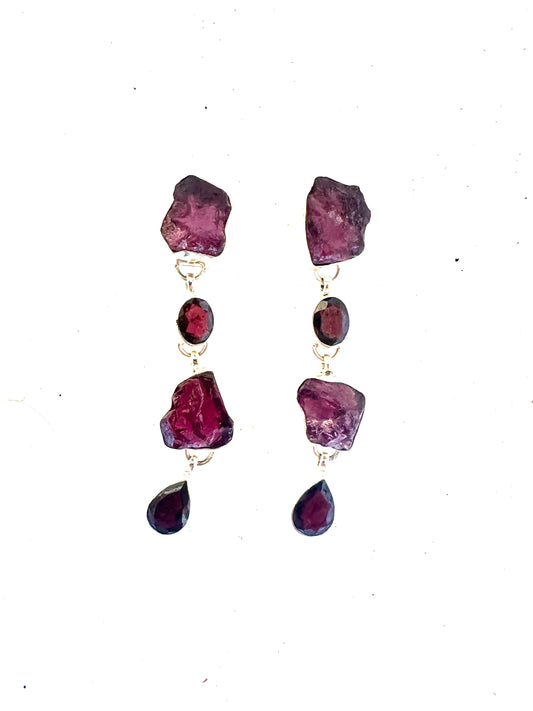 Garnet-Raw and Polished