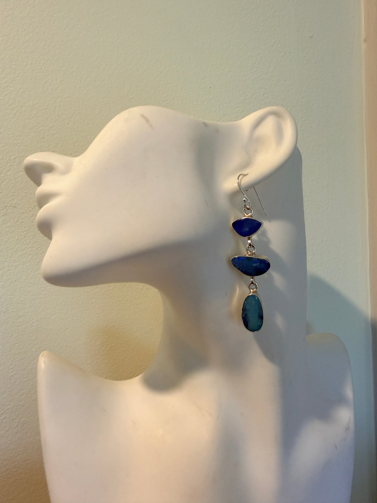 Australian Boulder Opal Danglers
