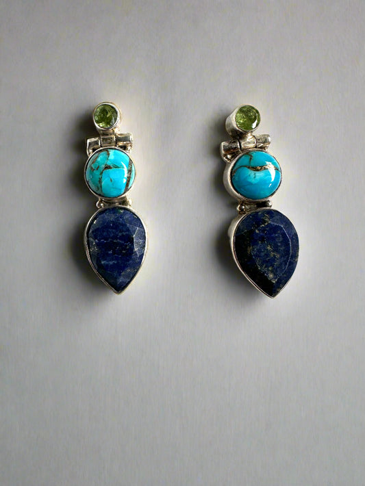 Lapis Lazuli with Copper Turquoise