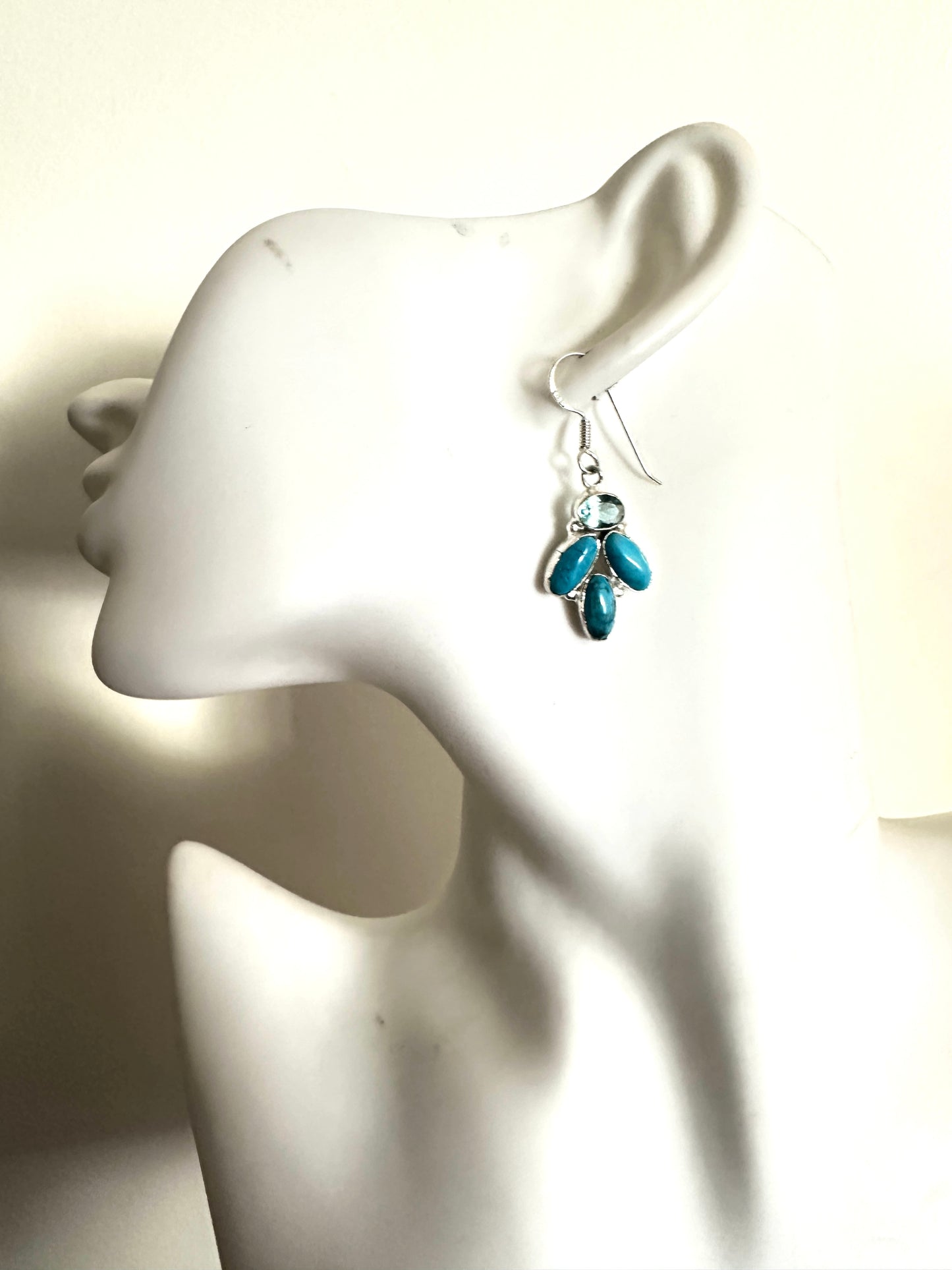 Blue Topaz with Turquoise