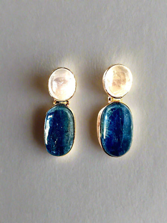Rose Quartz with Kyanite