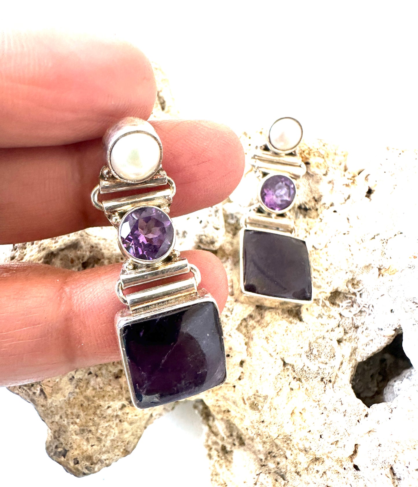 Amethyst with Pearl