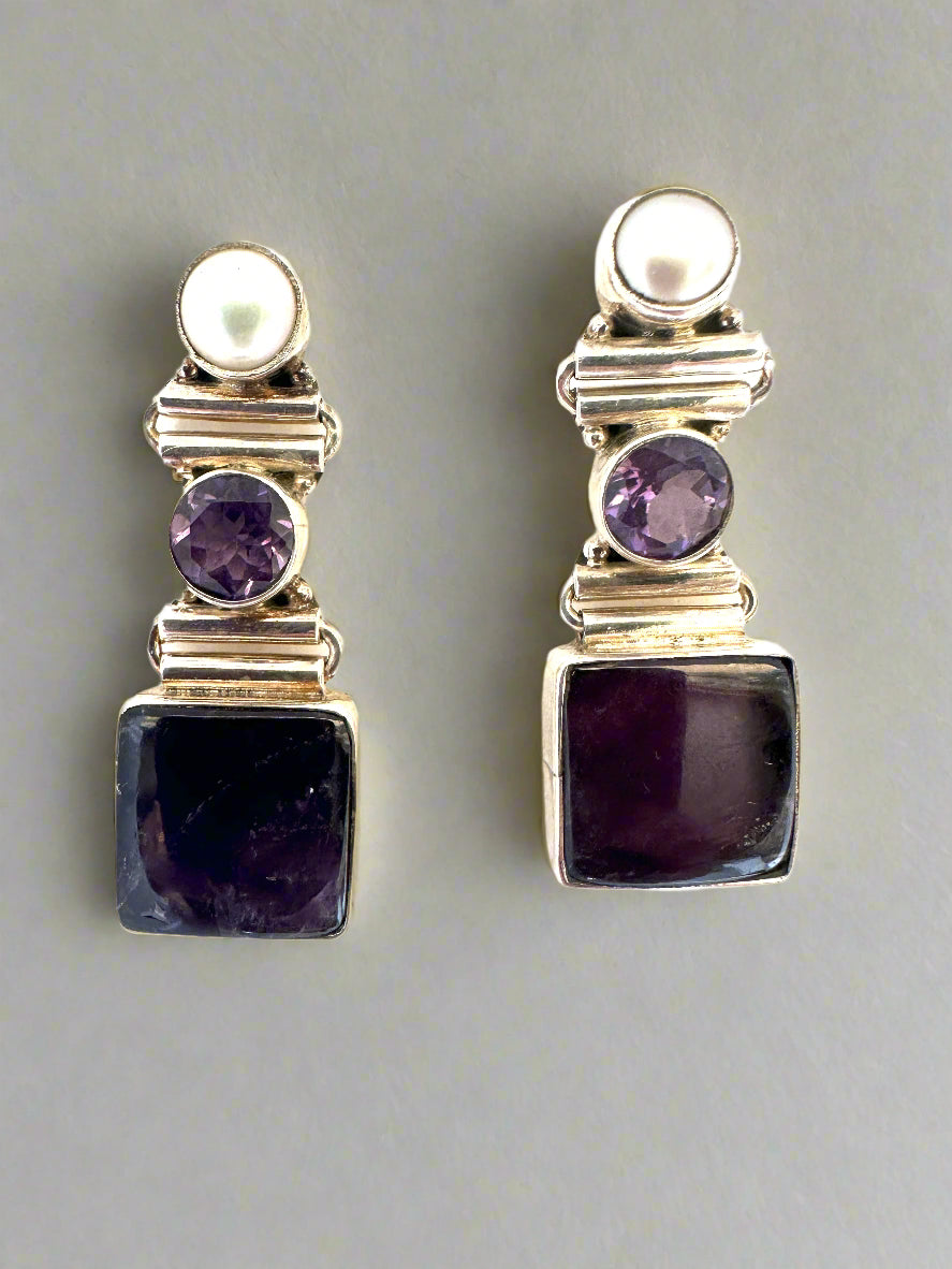 Amethyst with Pearl