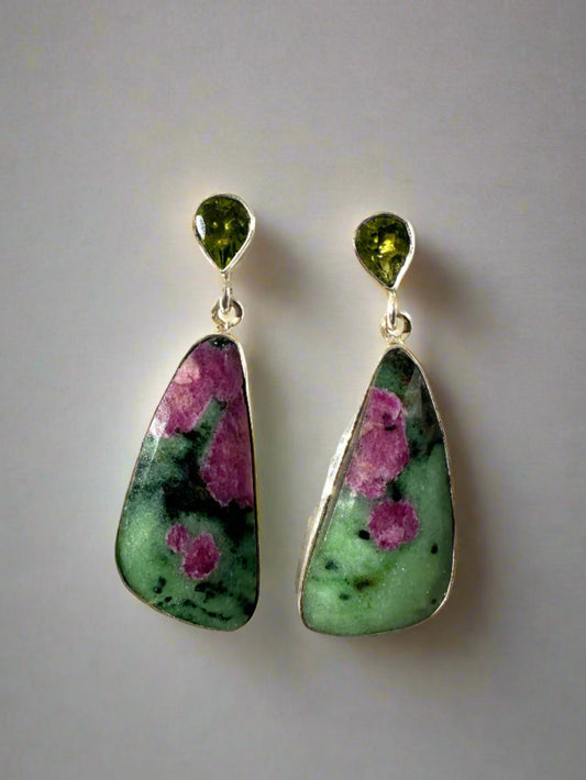 Ruby Zosite with Peridot(Large)