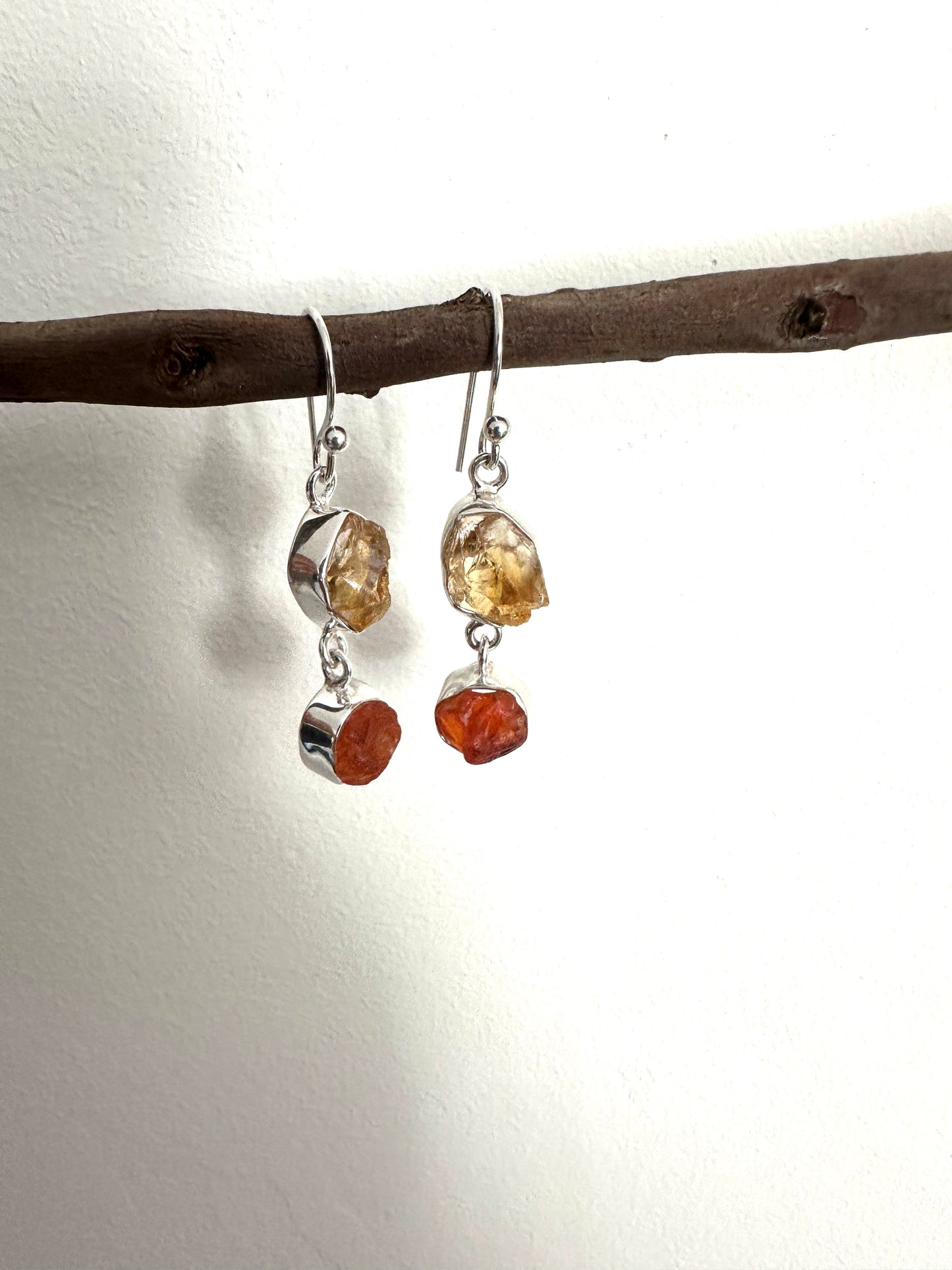 Citrine with Carnelian