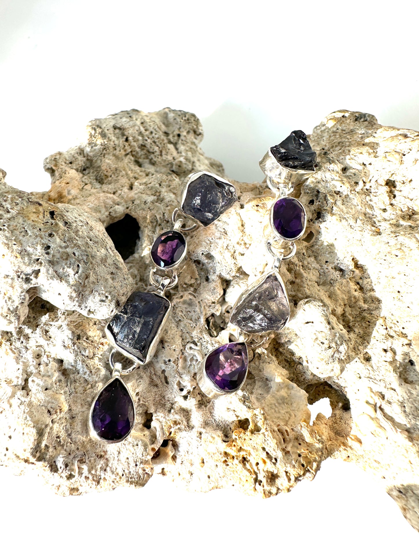 Raw and Polished Amethyst