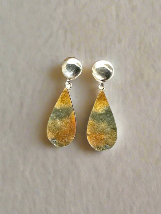 Fanta Jasper with Silver