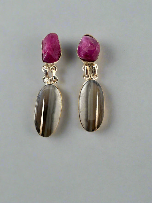 Ruby with Banded Onyx(Large)