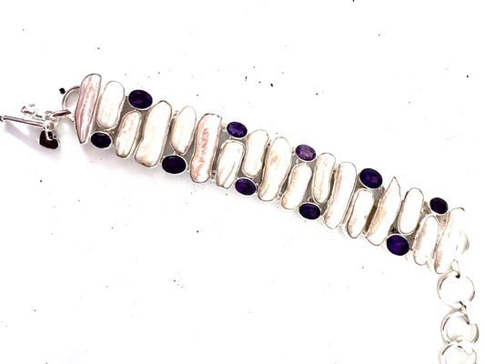 Biwa Pearl with Amethyst