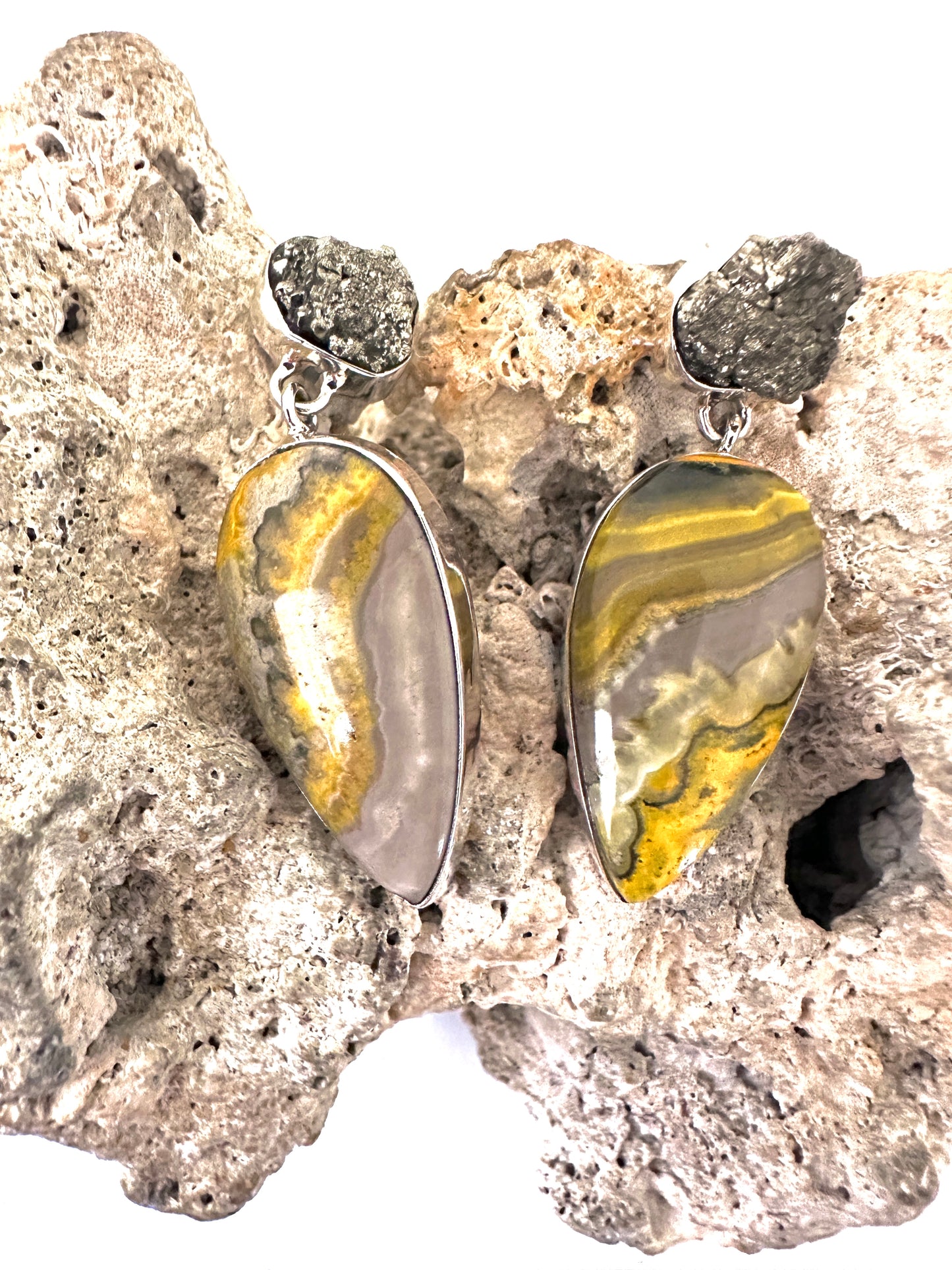 Bumble Bee Jasper with Pyrite